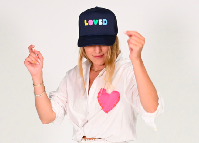 Kerri Rosenthal - Trucker Hat in Loved Indigo