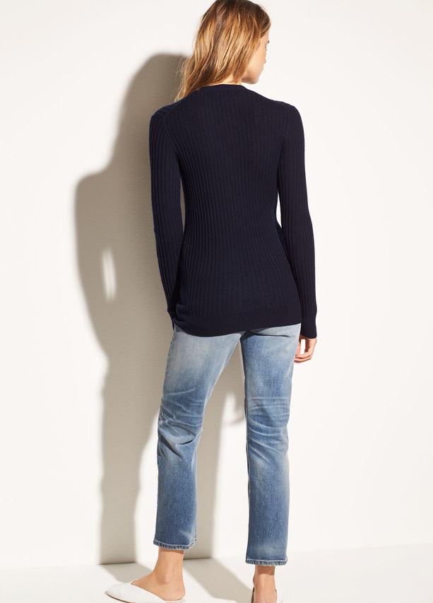 Vince skinny deals rib cardigan