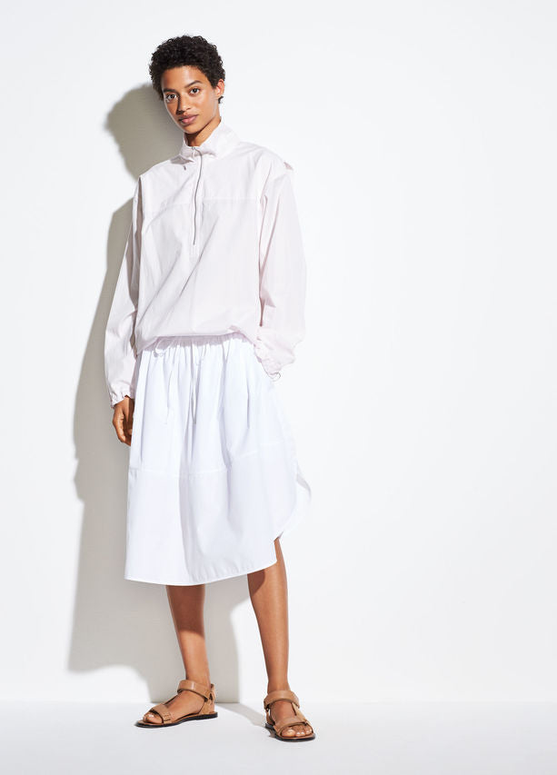 VINCE - Half Zip Pullover in Peony