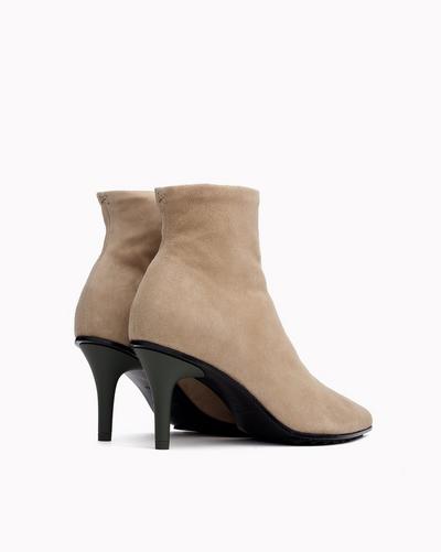 Rag Bone Beha Stretch Boot in Warm Grey Suede