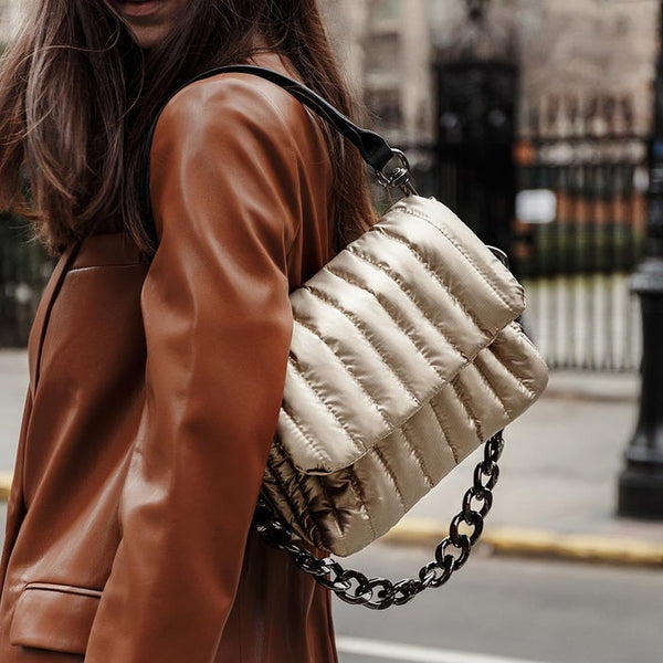 Think Royln | Bar Bag in Pearl Fig | Bags Exclusive at The Shoe Hive