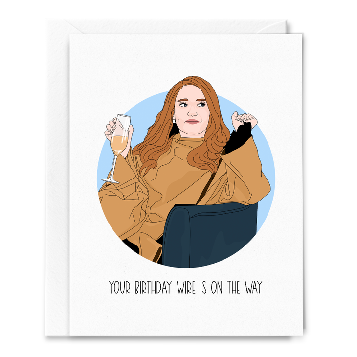 Sammy Gorin - Inventing Anna Wire Transfer Birthday Card