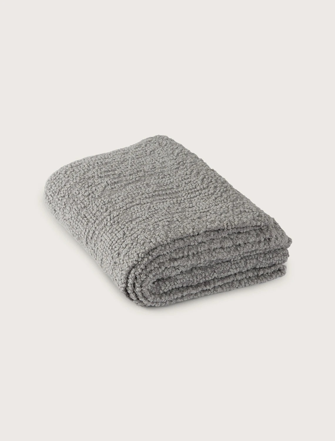 Barefoot Dreams Boucle Throw in Dove Gray Blond Genius