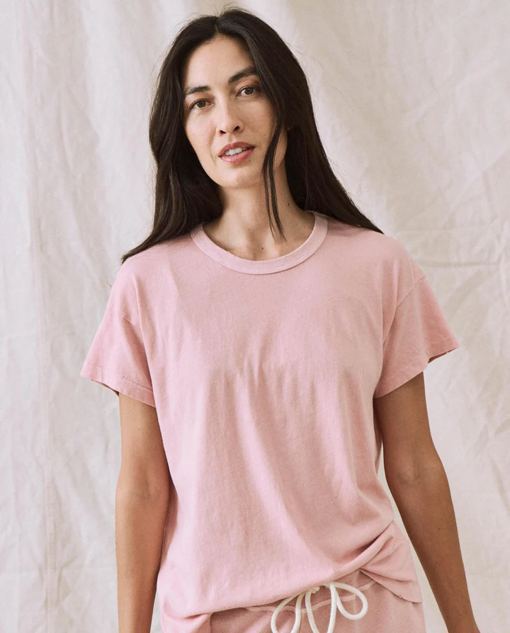 The Great - The Boxy Crew In Pale Blush