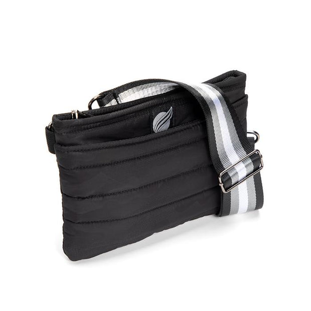 Think Royln Convertible Belt Crossbody Bag Black Camo One Size