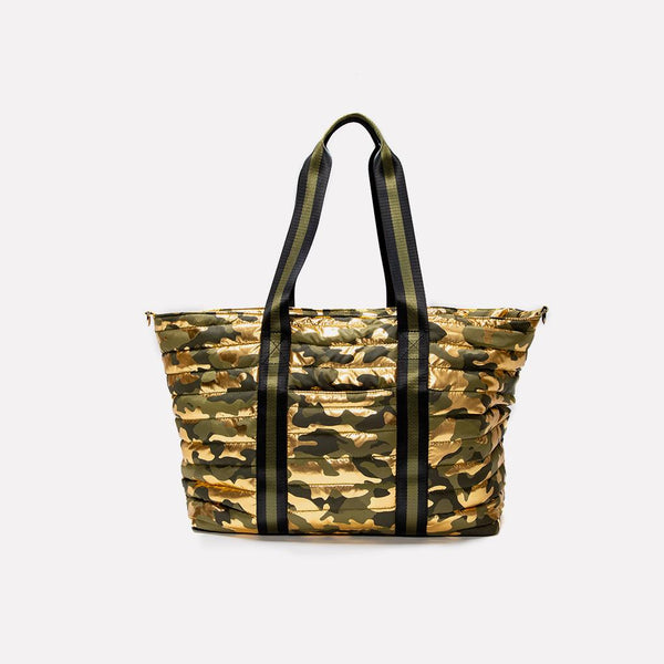 Think Royln - Wingman Shiny Camo Black Tote Bag