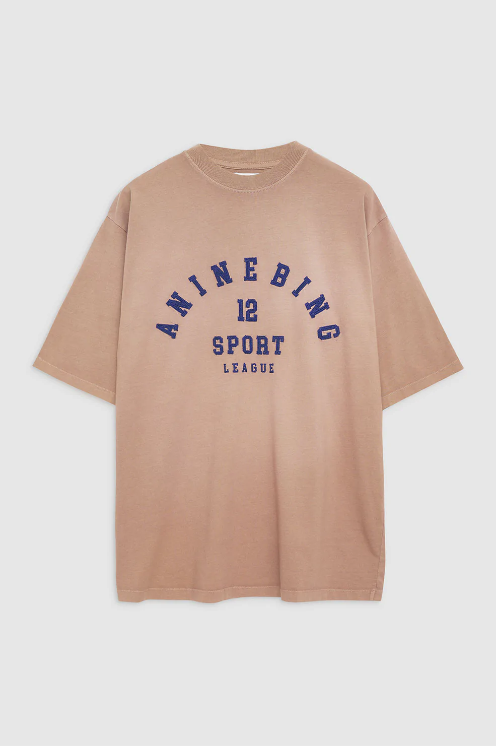 Anine Bing - Caden Tee League in Washed Camel