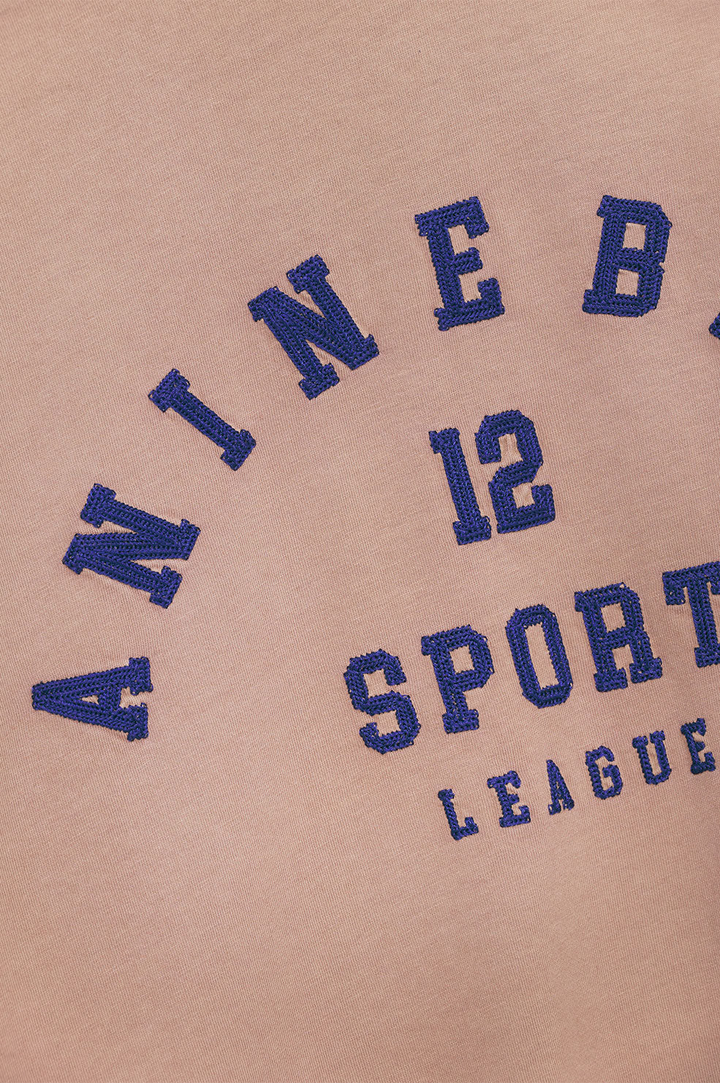 Anine Bing - Caden Tee League in Washed Camel