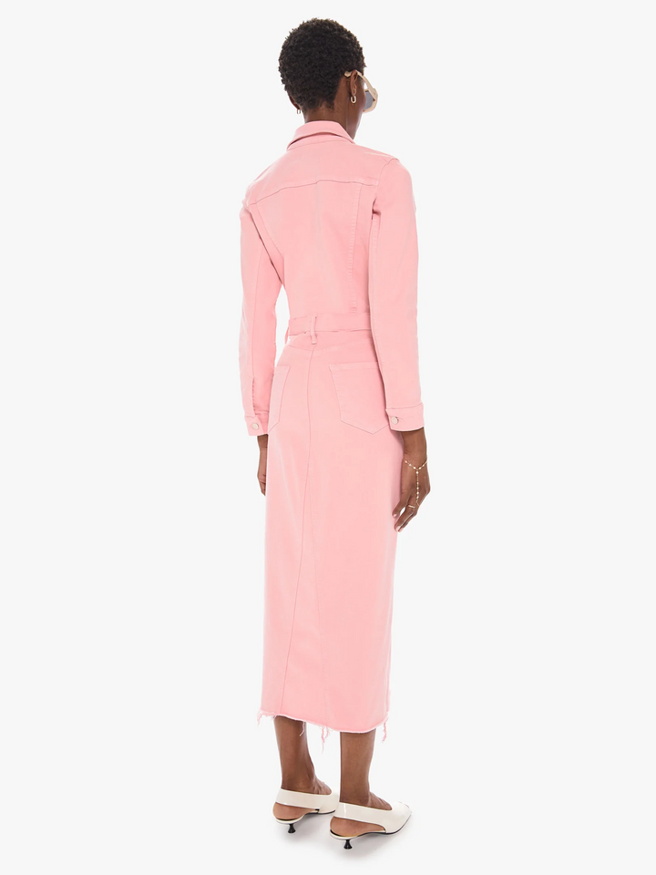 Mother Denim - The Cover Up Midi Dress in Quartz Pink