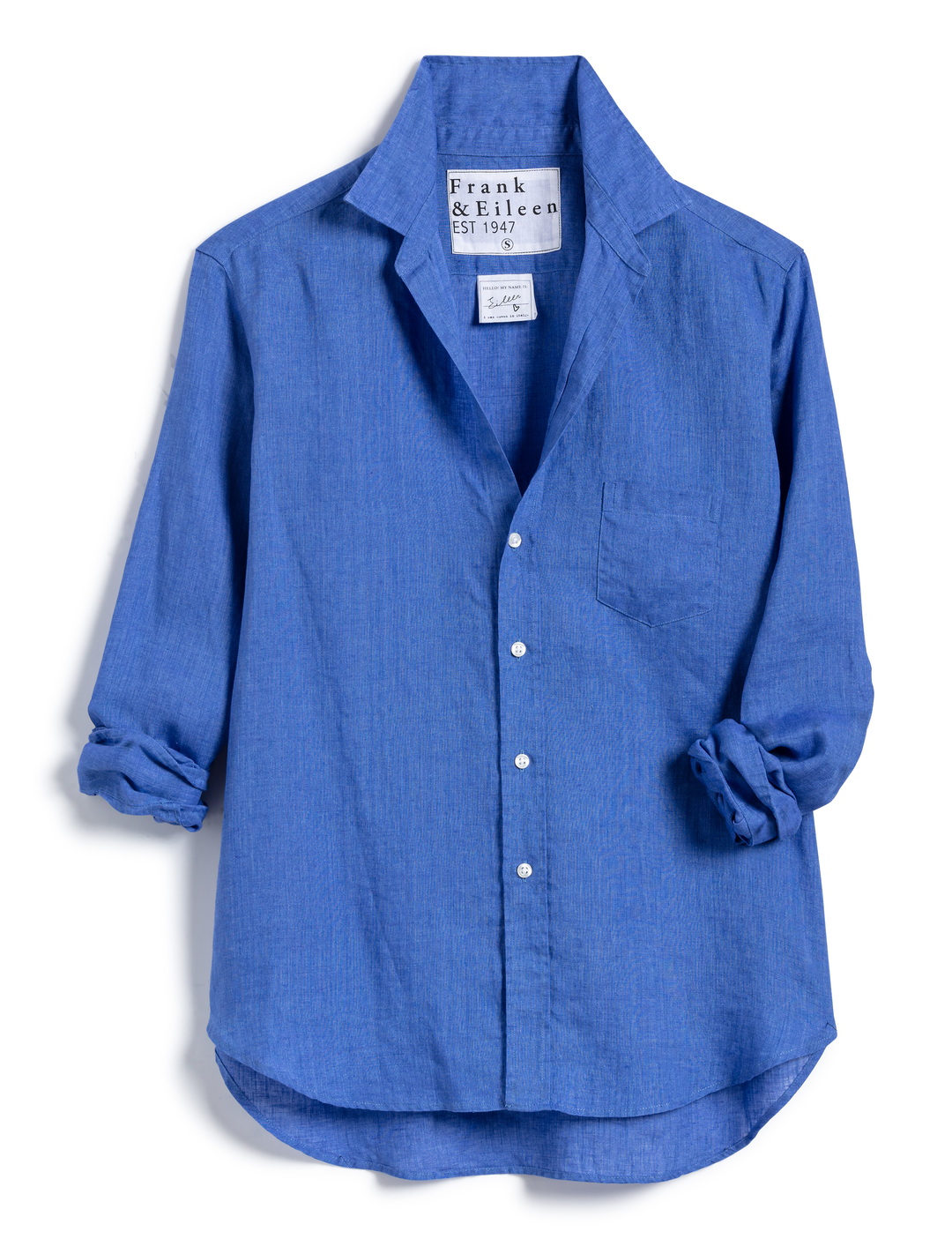 Frank & Eileen - Eileen Woven Button Up in Blue Stripe – Blond Genius