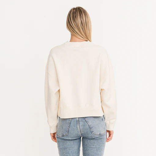 Kerri Rosenthal - Emily Sweatshirt in Ecru