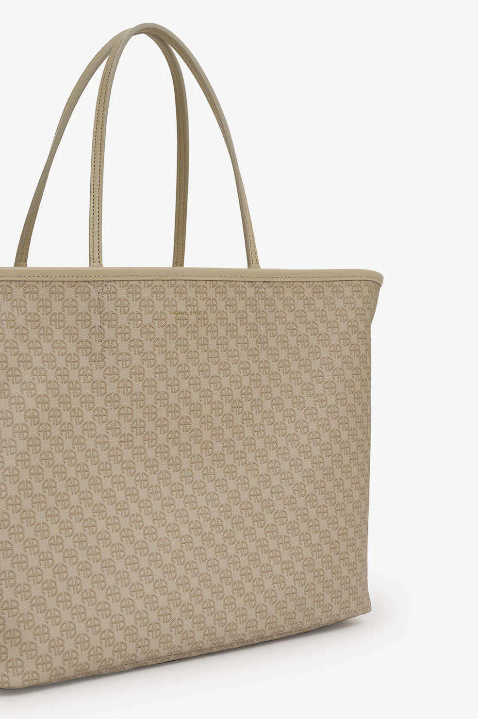 Anine Bing - Emma Tote in Beige Monogram