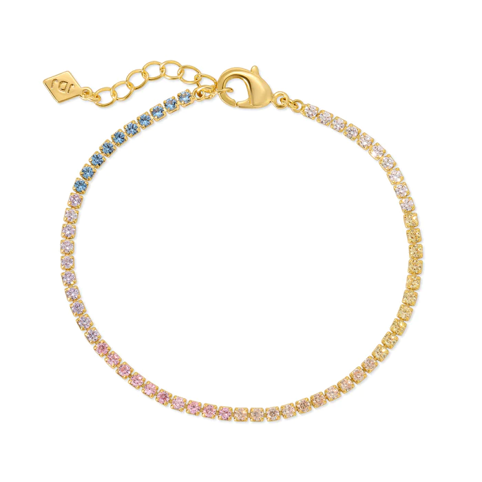 Joy Dravecky - Gracie Tennis Bracelet in Pastel
