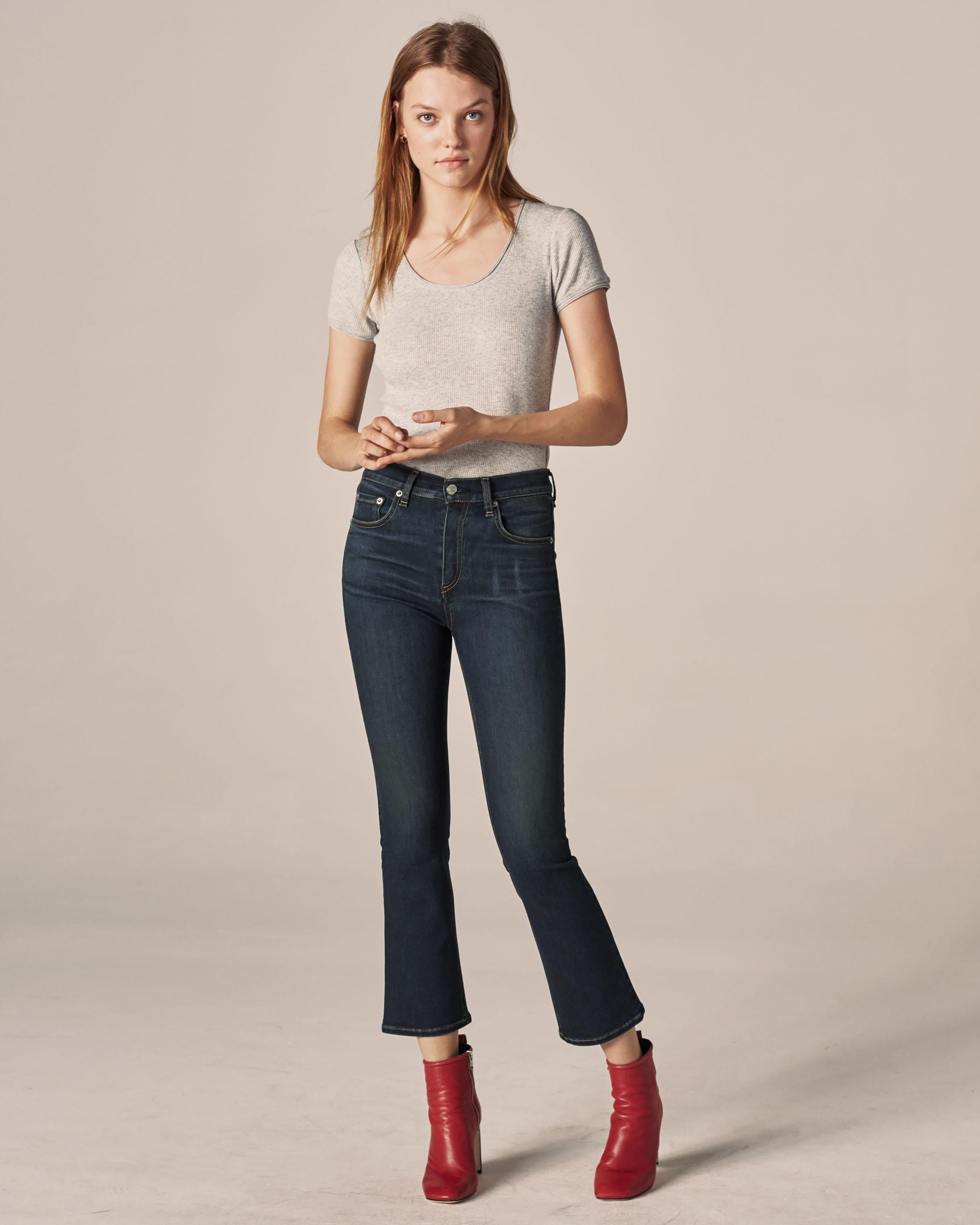 Rag and bone hana on sale cropped