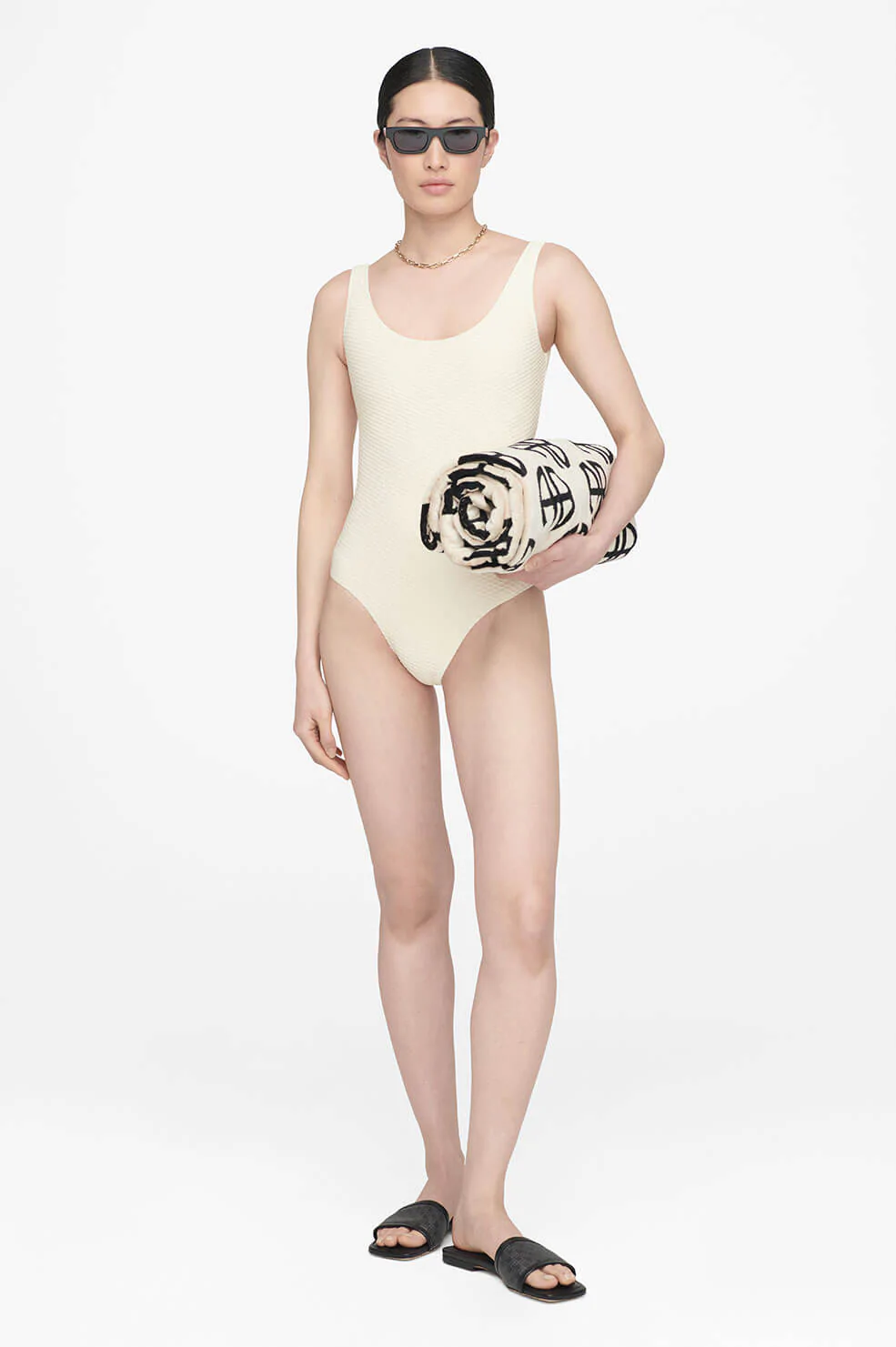 Anine Bing - Jace One Piece in Cream