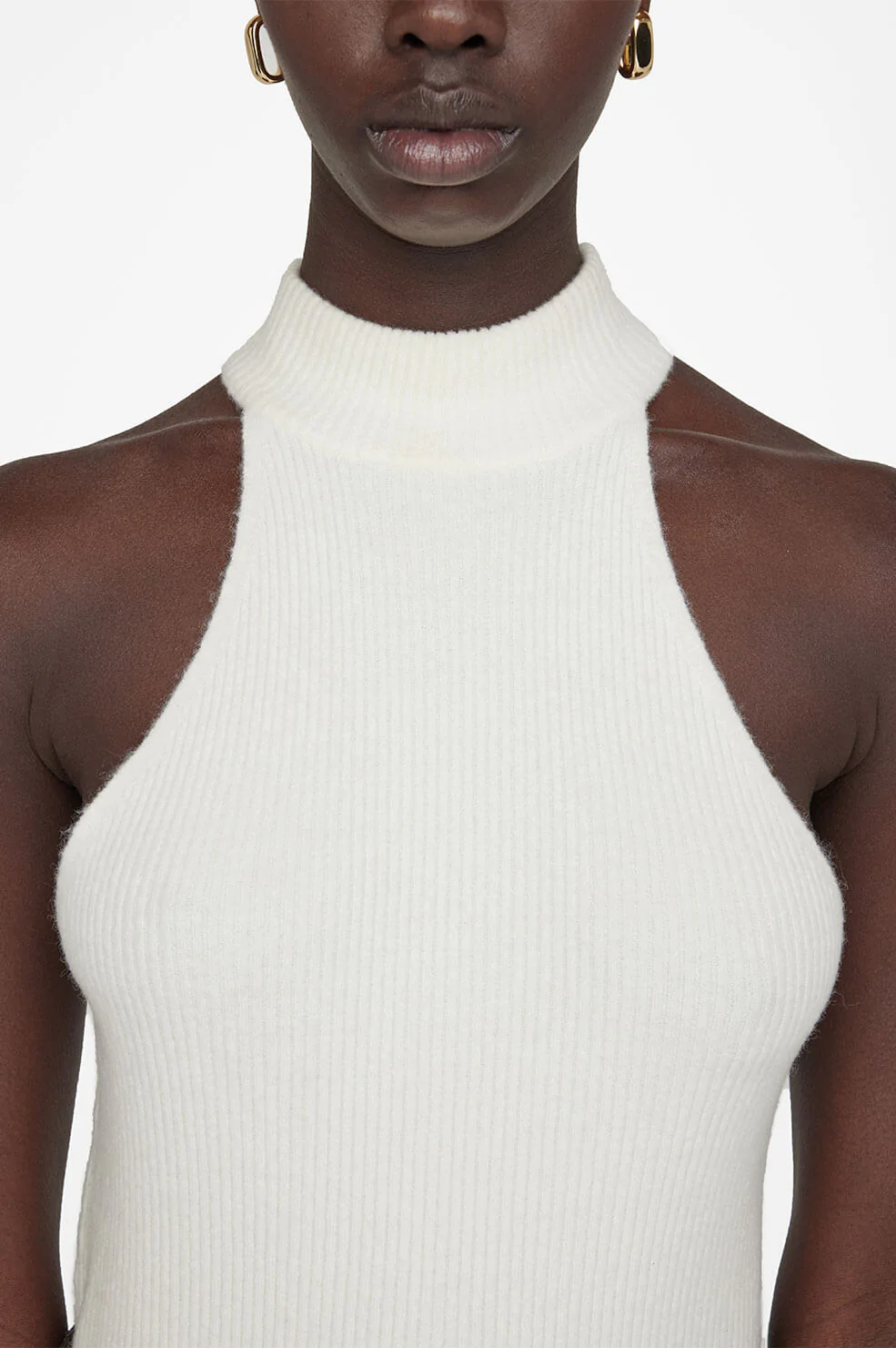 Anine Bing Kylin Sweater in Ivory Blond Genius