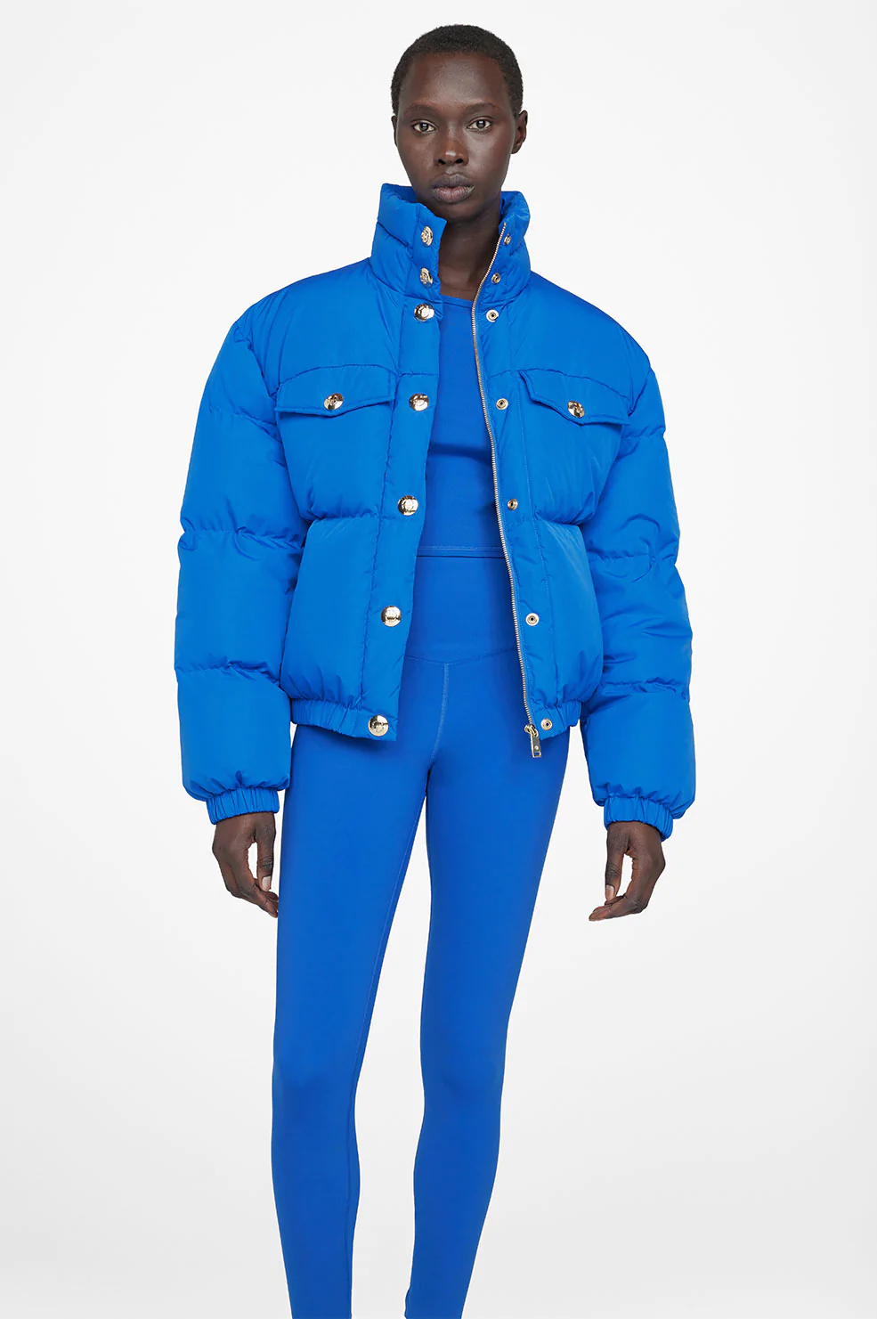 Electric blue hotsell puffer coat