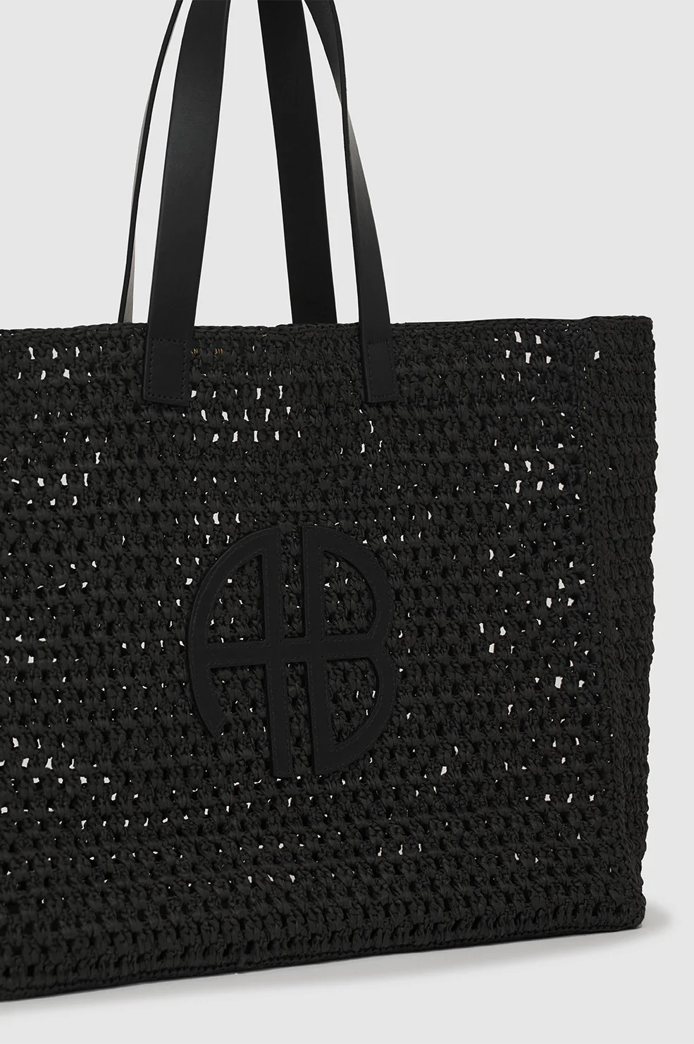 Anine Bing - Large Rio Tote - Black In Black