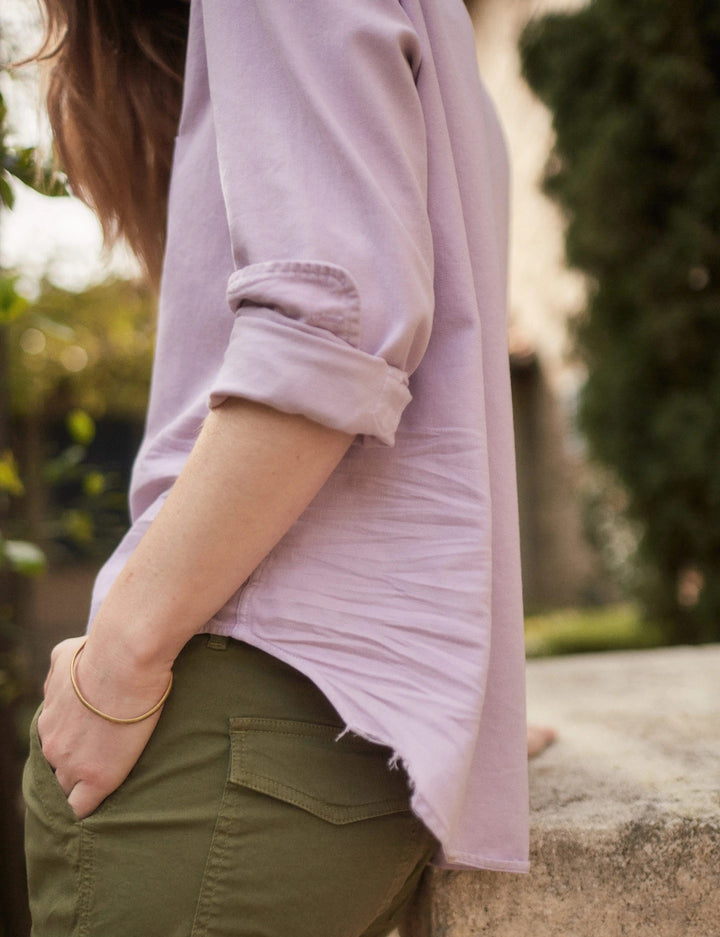 Frank & Eileen - Eileen Button-Down Shirt in Lavender Color Denim