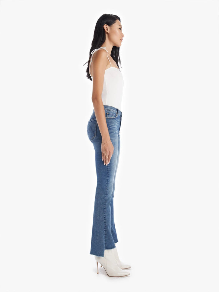 Mother Denim - The Runaway Step Fray Flare Jeans in Leaps and Bounds