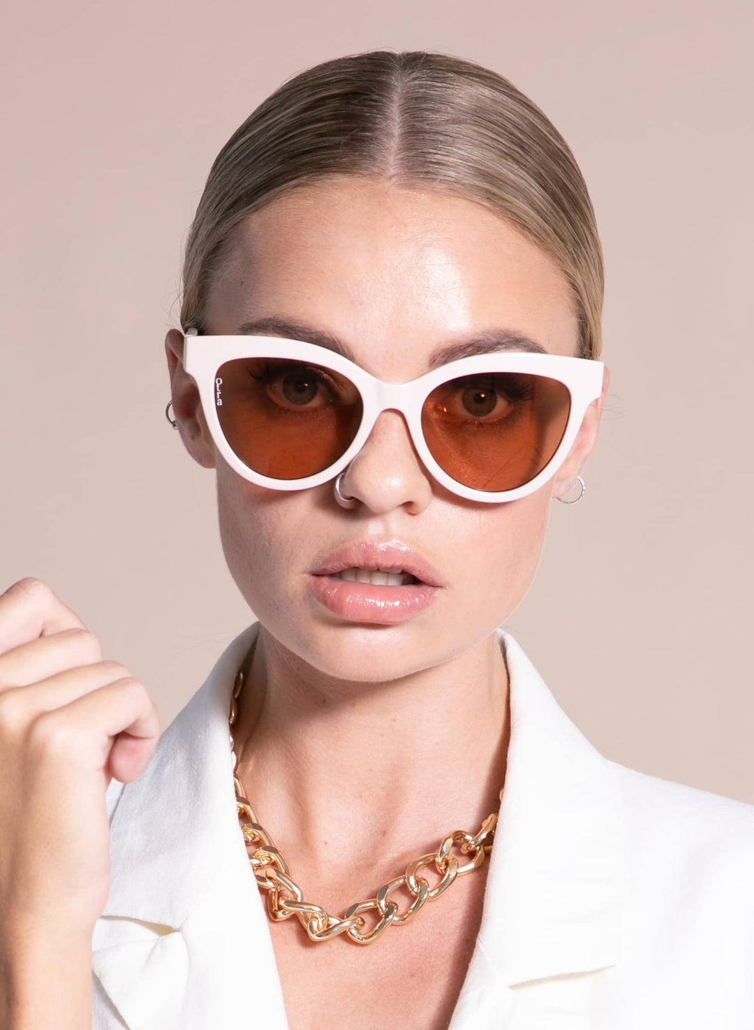 Otra Eyewear - Lola in Nude – Blond Genius