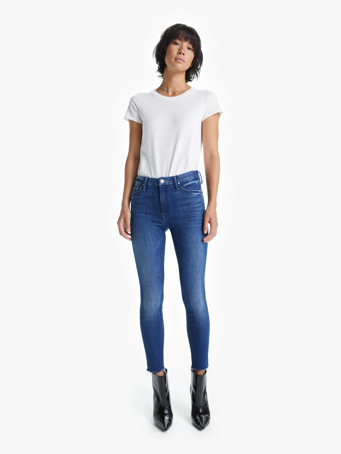 Mother factory Looker Ankle Fray Jeans