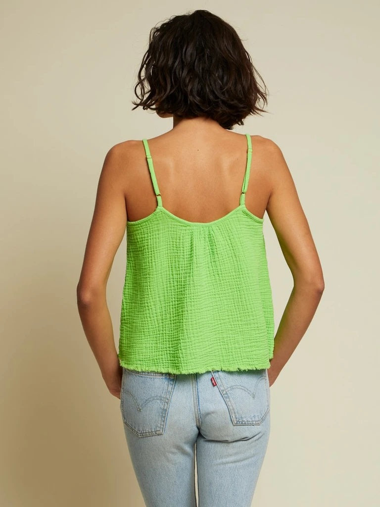 Nation LTD - Millie Swing Cami in Acid Green