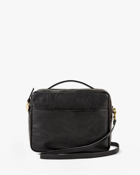 Clare V. Delphine Tote - Black Rustic