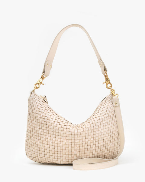 CLARE V Moyen Alice Cream Woven - Sand Angels