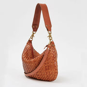 Clare V. Moyen Messenger in Natural Woven Check - Bliss Boutiques