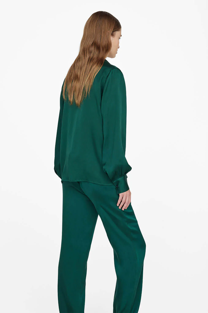 Anine Bing - Mylah Shirt in Emerald Green