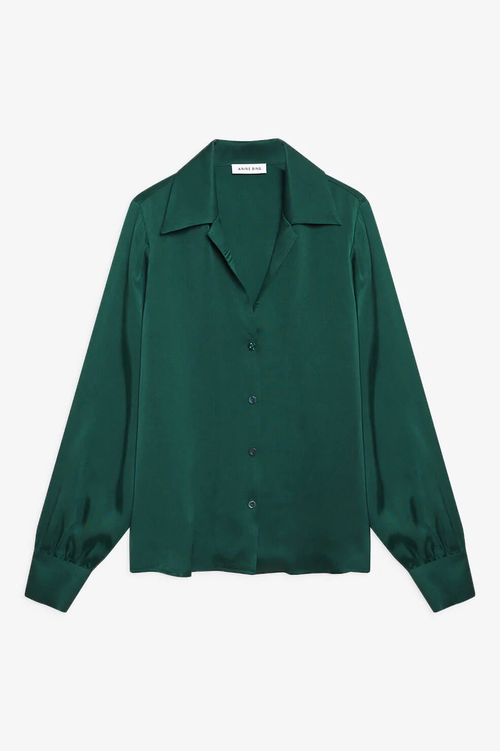 Anine Bing - Mylah Shirt in Emerald Green