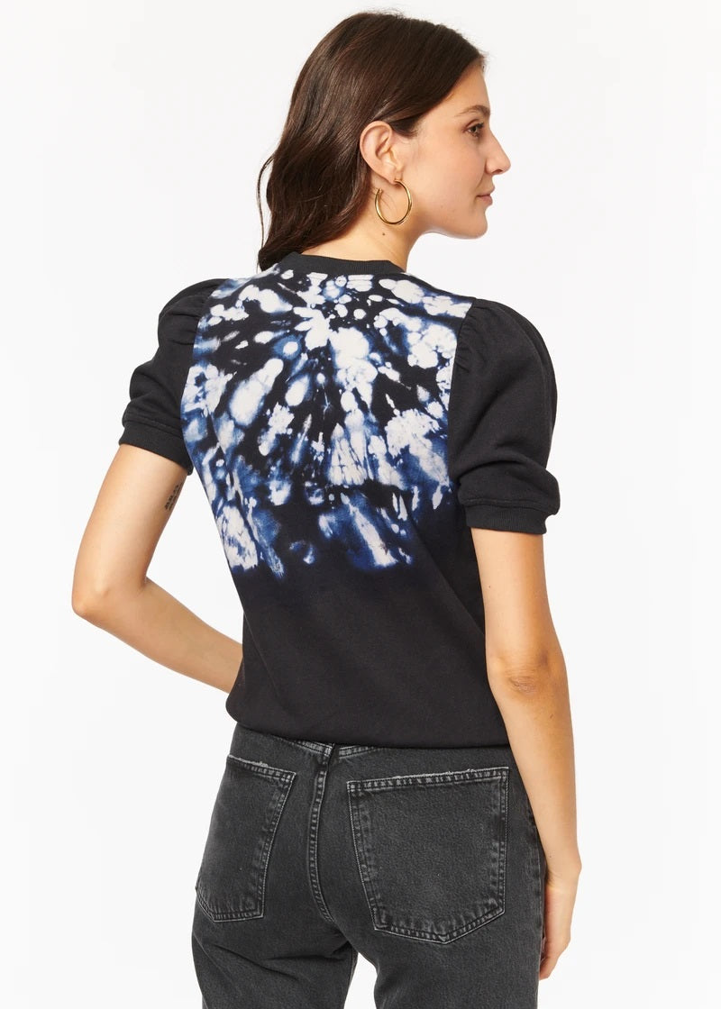 Cami NYC Navaeh Sweatshirt in Dark Tie Dye Blond Genius