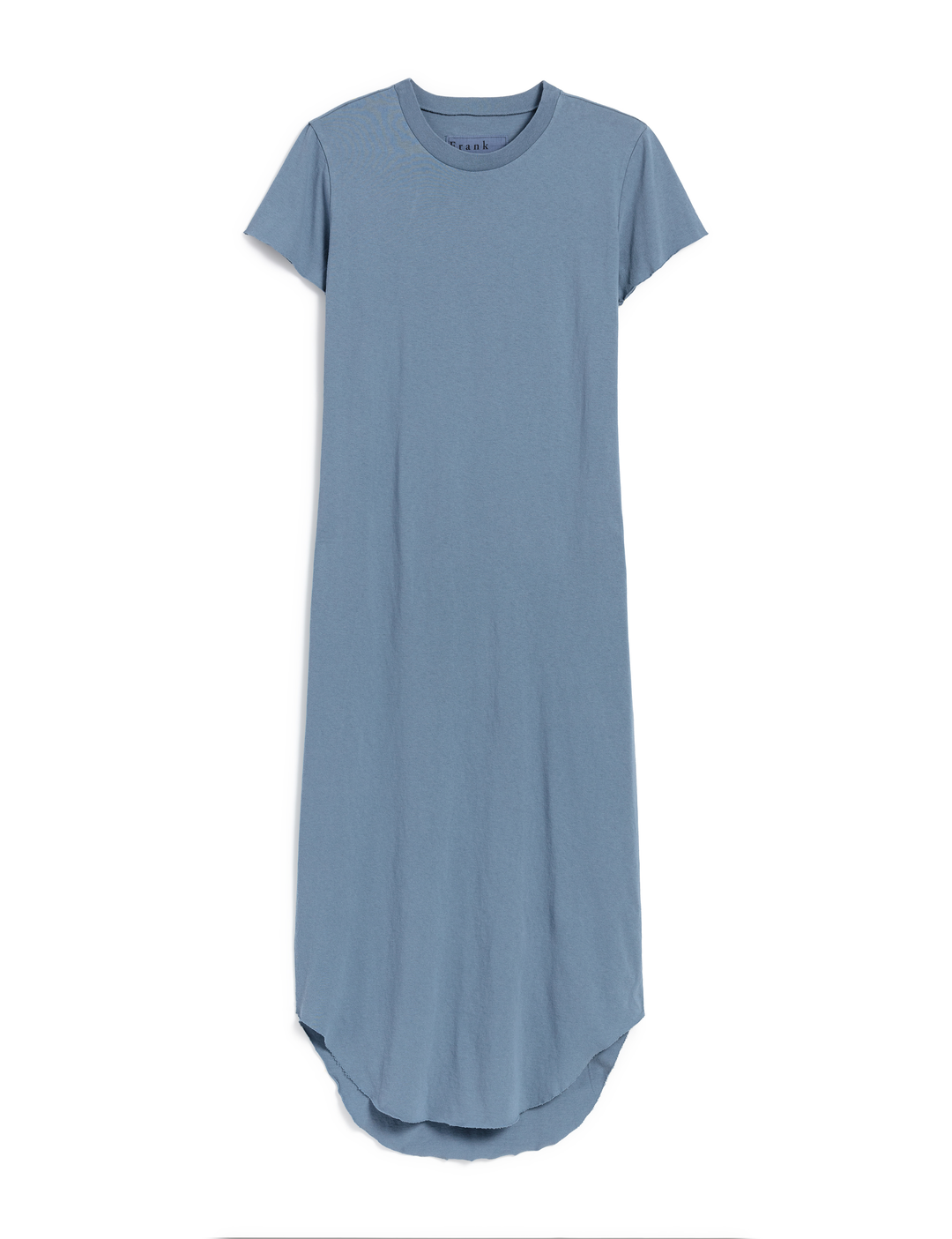 Frank & Eileen Rory Woven Long Dress in White Tattered Denim