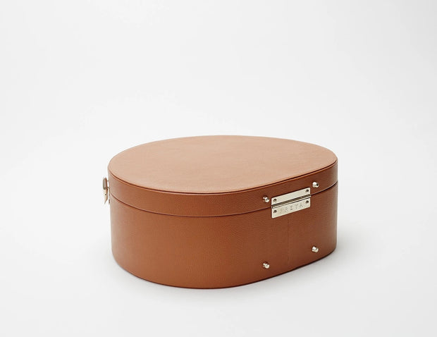 Freya - Poppy Hat Box in Caramel