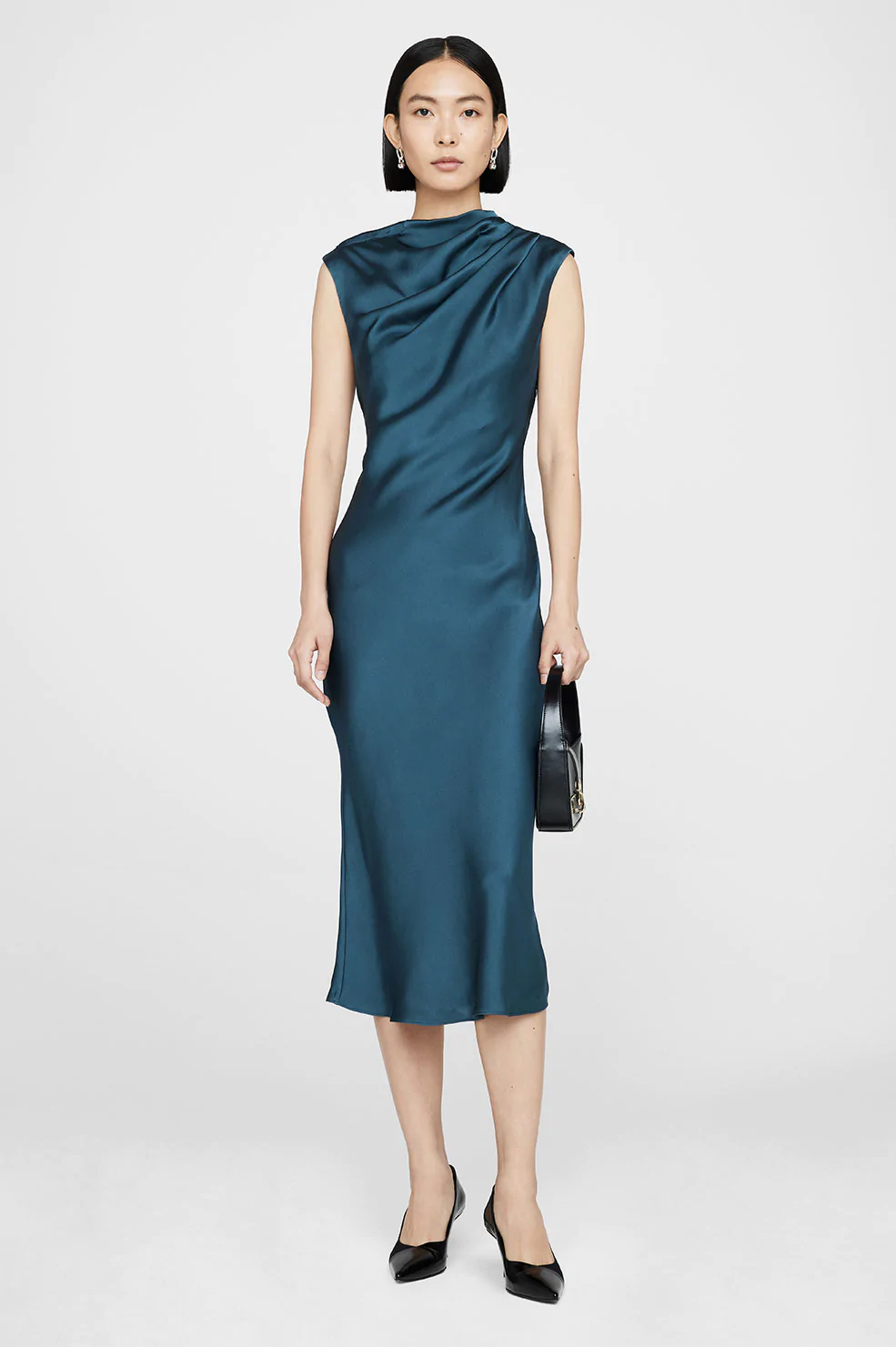 Anine Bing - Samantha Dress - Steel Blue In Blue