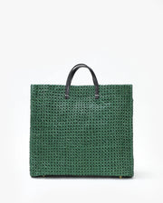 Clare V. - Simple Tote in Evergreen Rattan