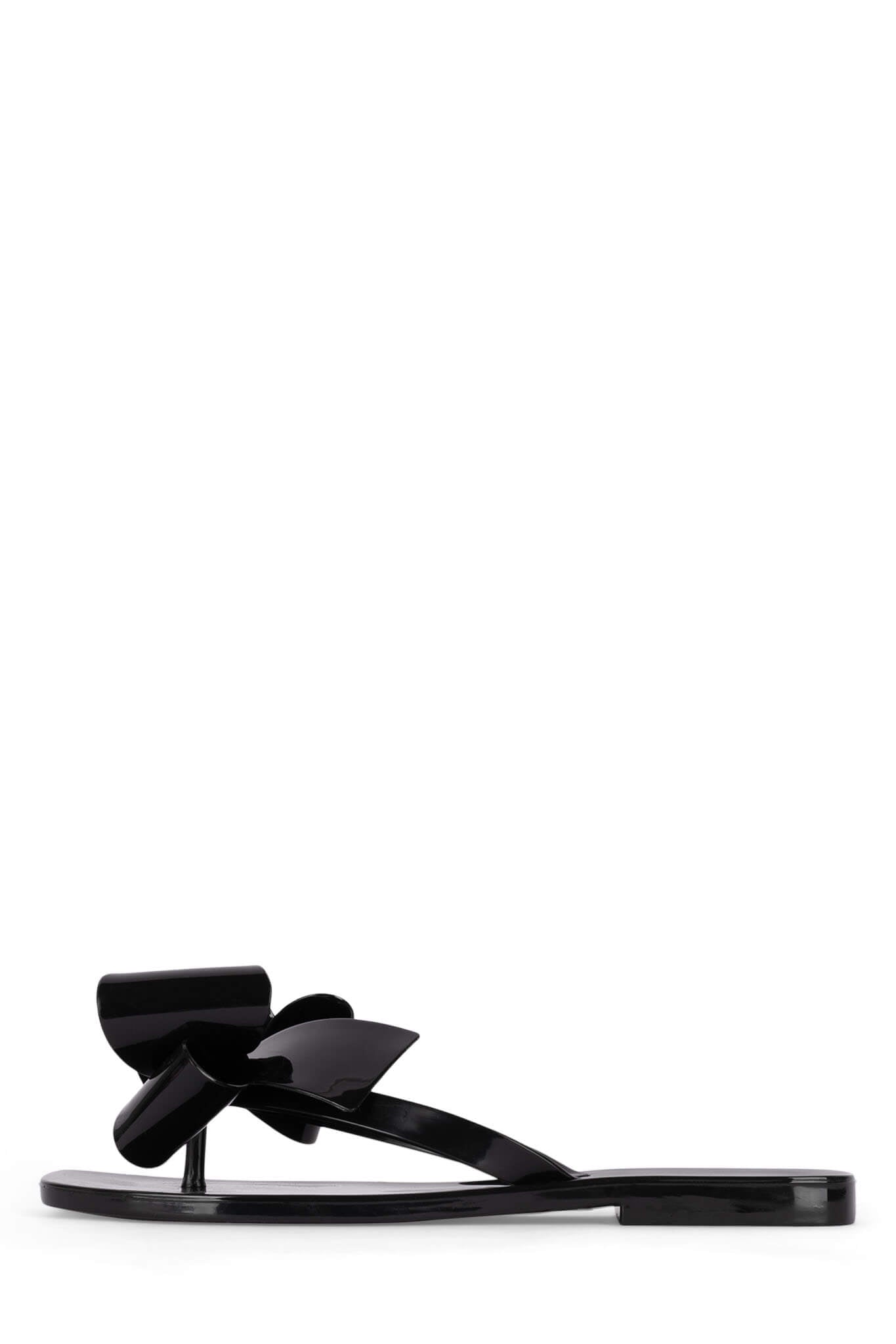 BOW JELLY sandal - black