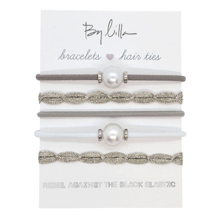 By Lilla - Swan Mini Stacks Hair Elastics