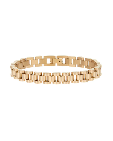 Luv AJ - Timepiece Bracelet in Gold