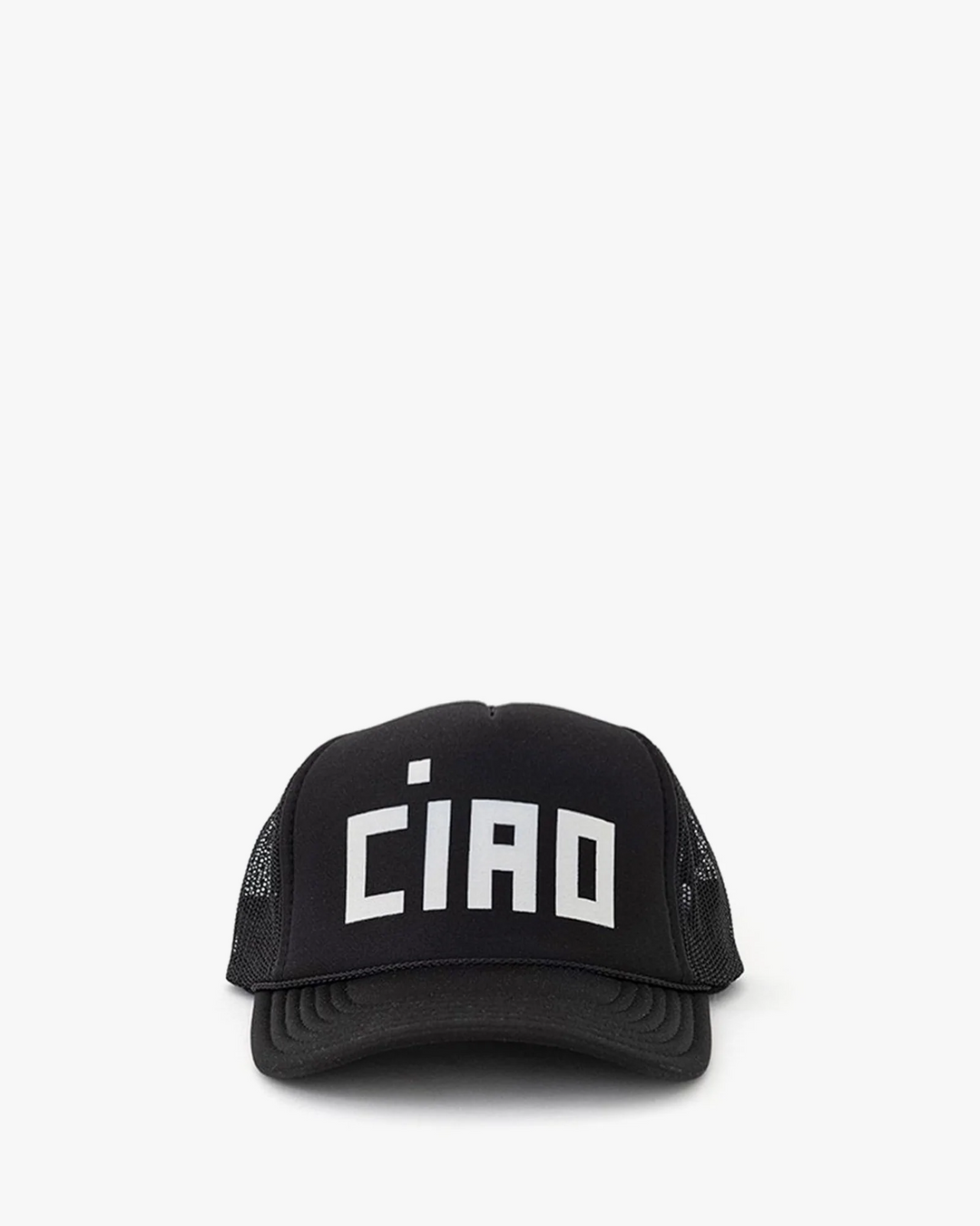 Clare V - Trucker Hat in Black w/ Cream Block Ciao