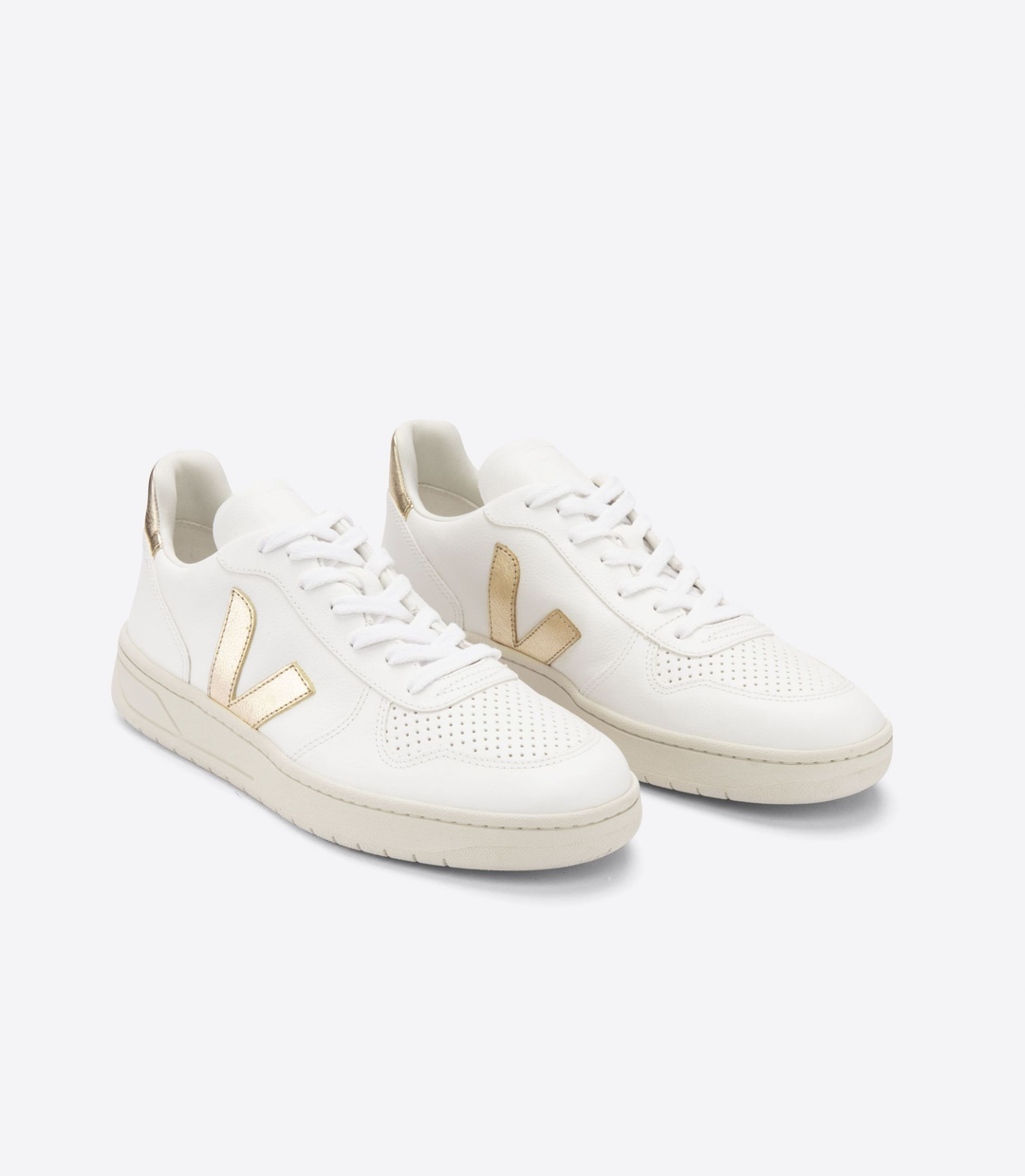 Veja - V-10 Chromefree Leather White Platine