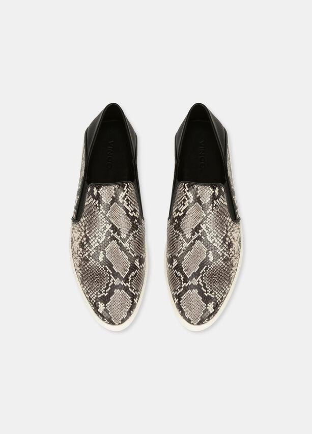 Vince snakeskin slip on on sale sneakers