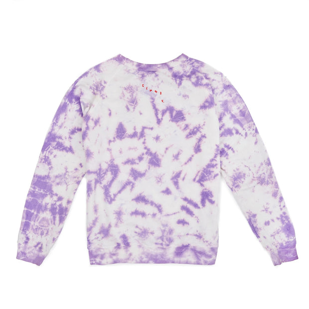 Clare V. Tie-Dye Print Crew Neck Sweatshirt S