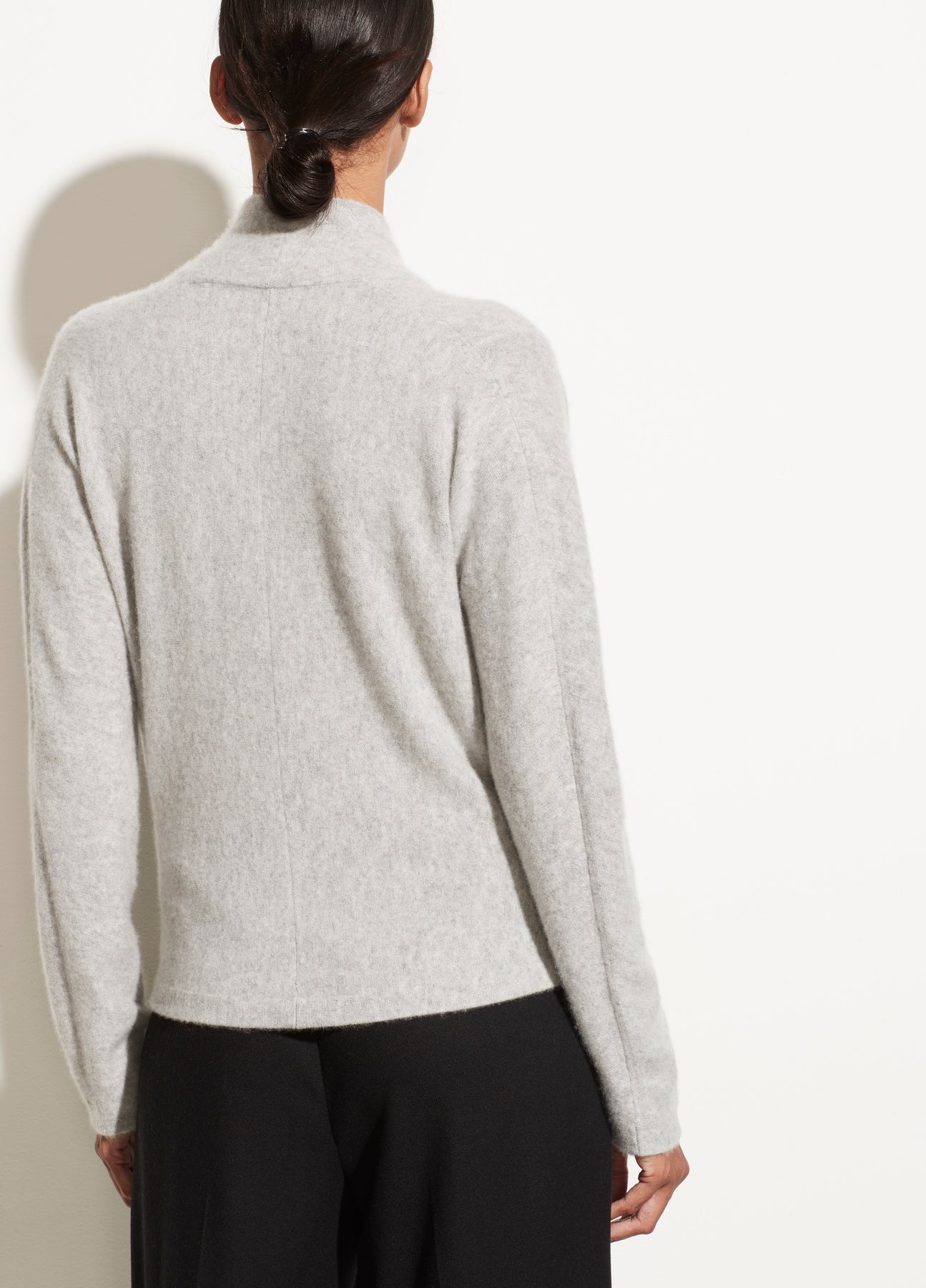 Boiled cashmere wrap online front pullover