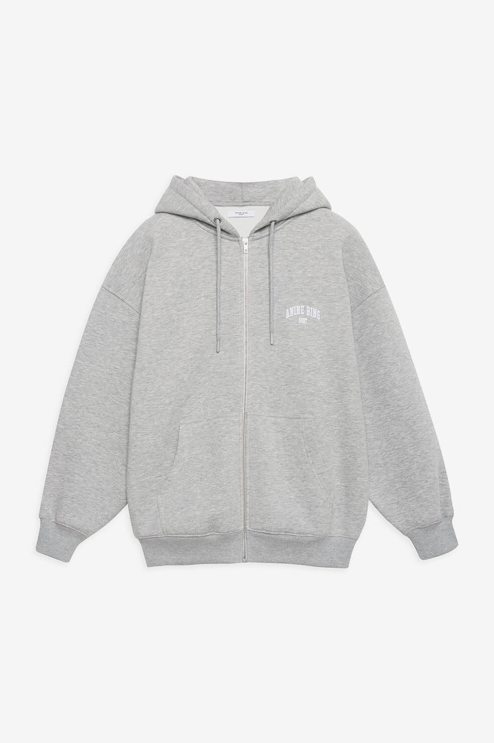 Anine Bing - Zane Hoodie in Heather Grey